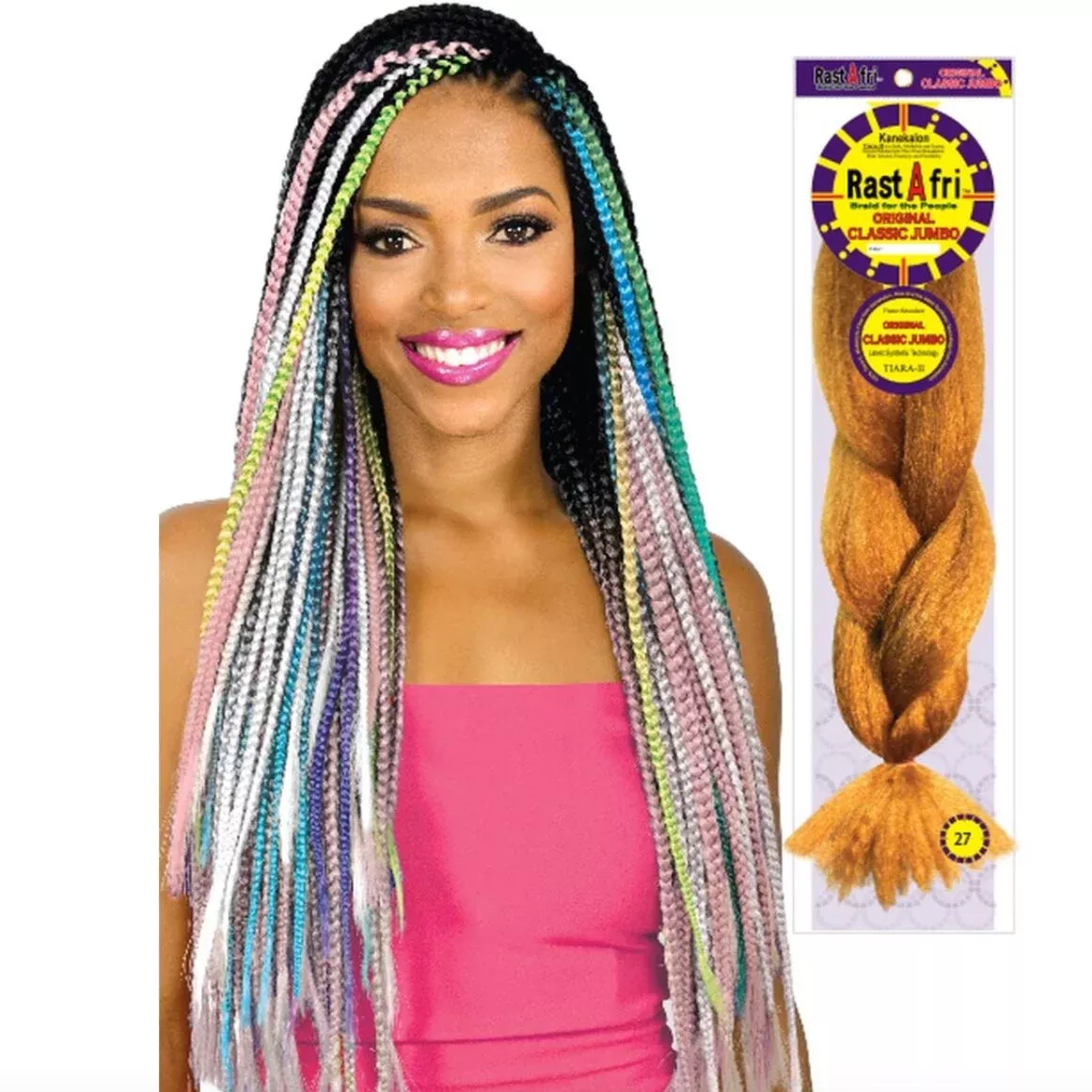 RastAfri Classic Jumbo Braiding Hair