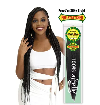 RastAfri Pre-Stretched Silky Braiding Hair