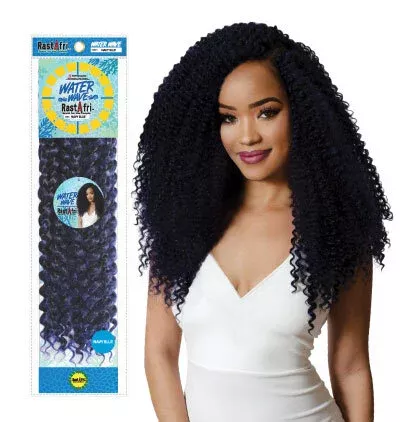 RastAfri Water Wave Crochet Braiding Hair Extension