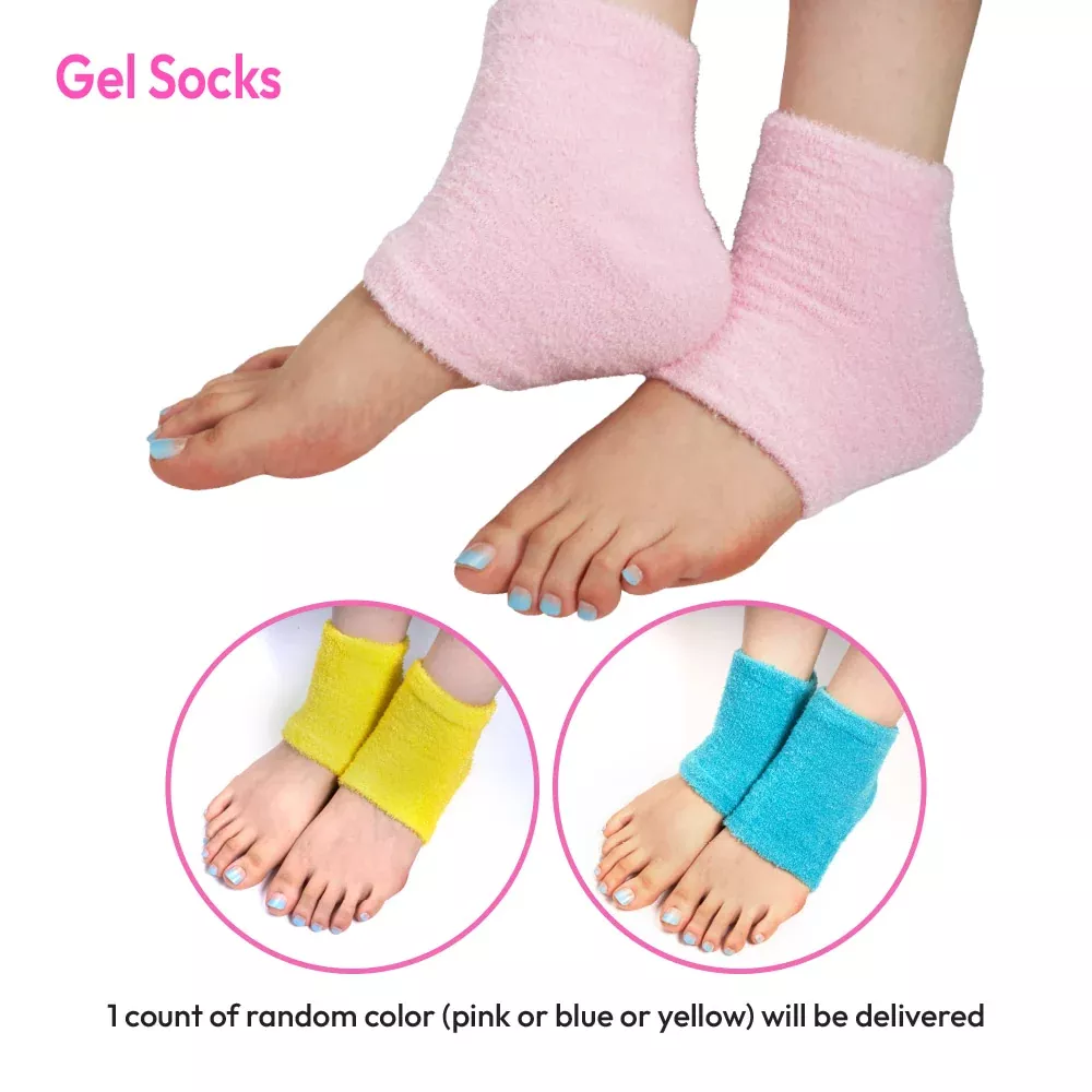RED BY KISS MOISTURIZING PEDICURE GEL SOCKS [FF14]