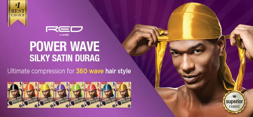 RED BY KISS POWER WAVE SILKY SATIN DURAG