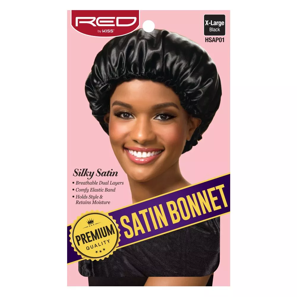 RED BY KISS PREMIUM SATIN BONNET