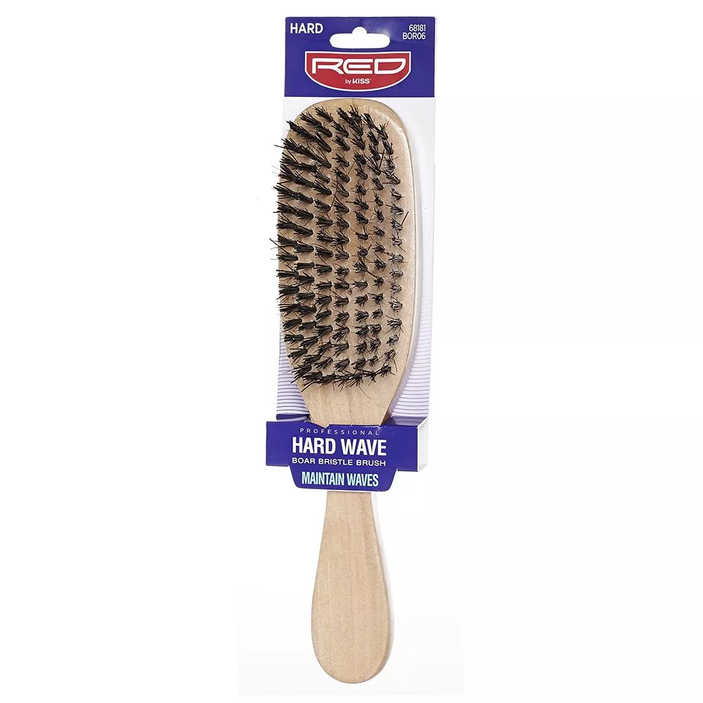 RED BY KISS PROFESSIONAL HARD WAVE BRISTLE BRUSH