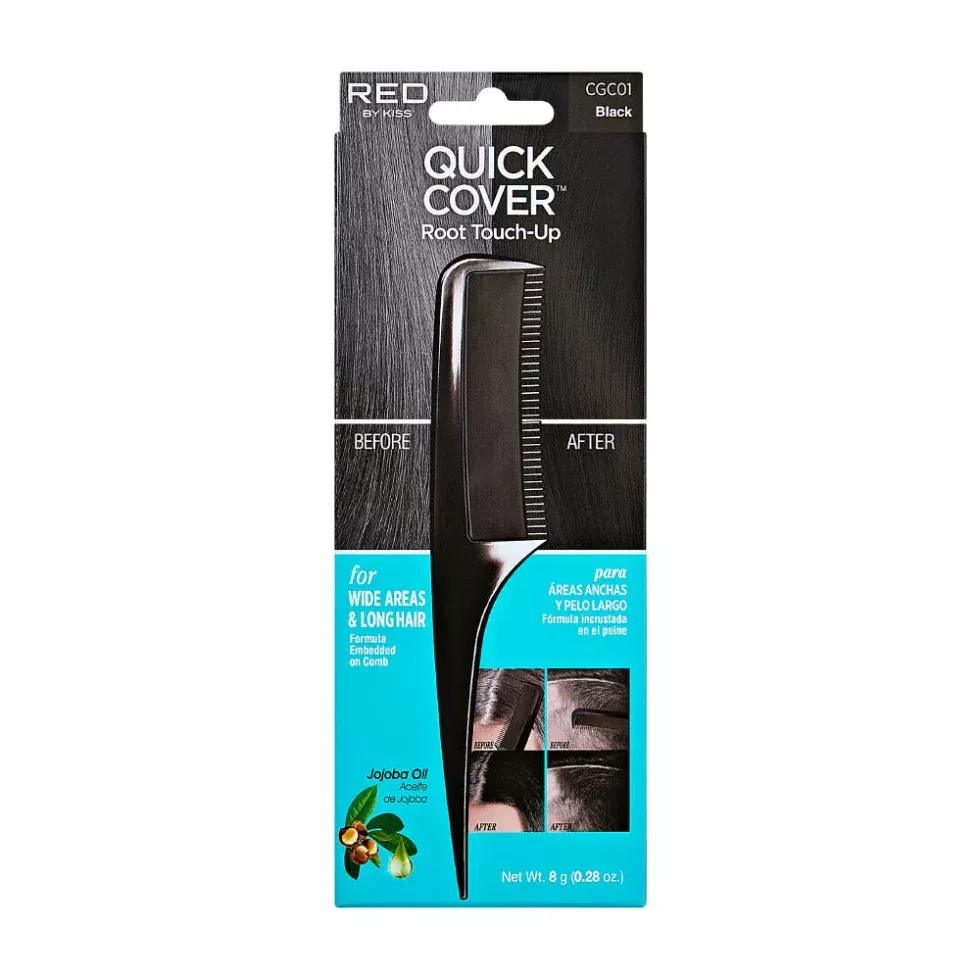 Red by Kiss Quick Cover Root Touch-Up Comb | Temporary Root Concealer Comb