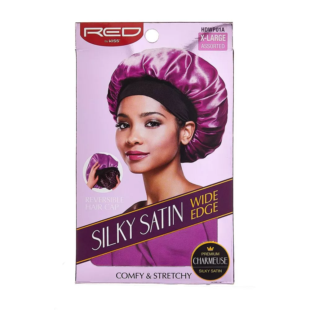 RED BY KISS SILKY SATIN WIDE EDGE