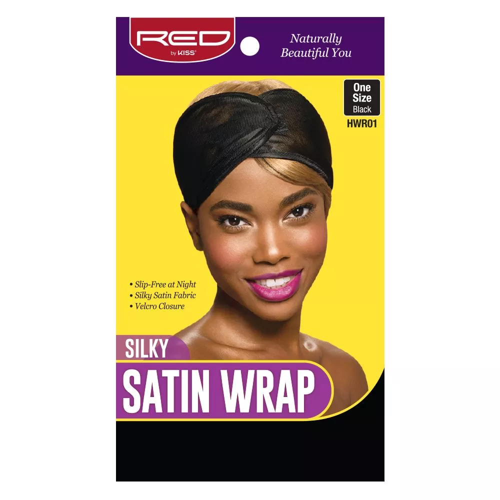 RED BY KISS SILKY SATIN WRAP