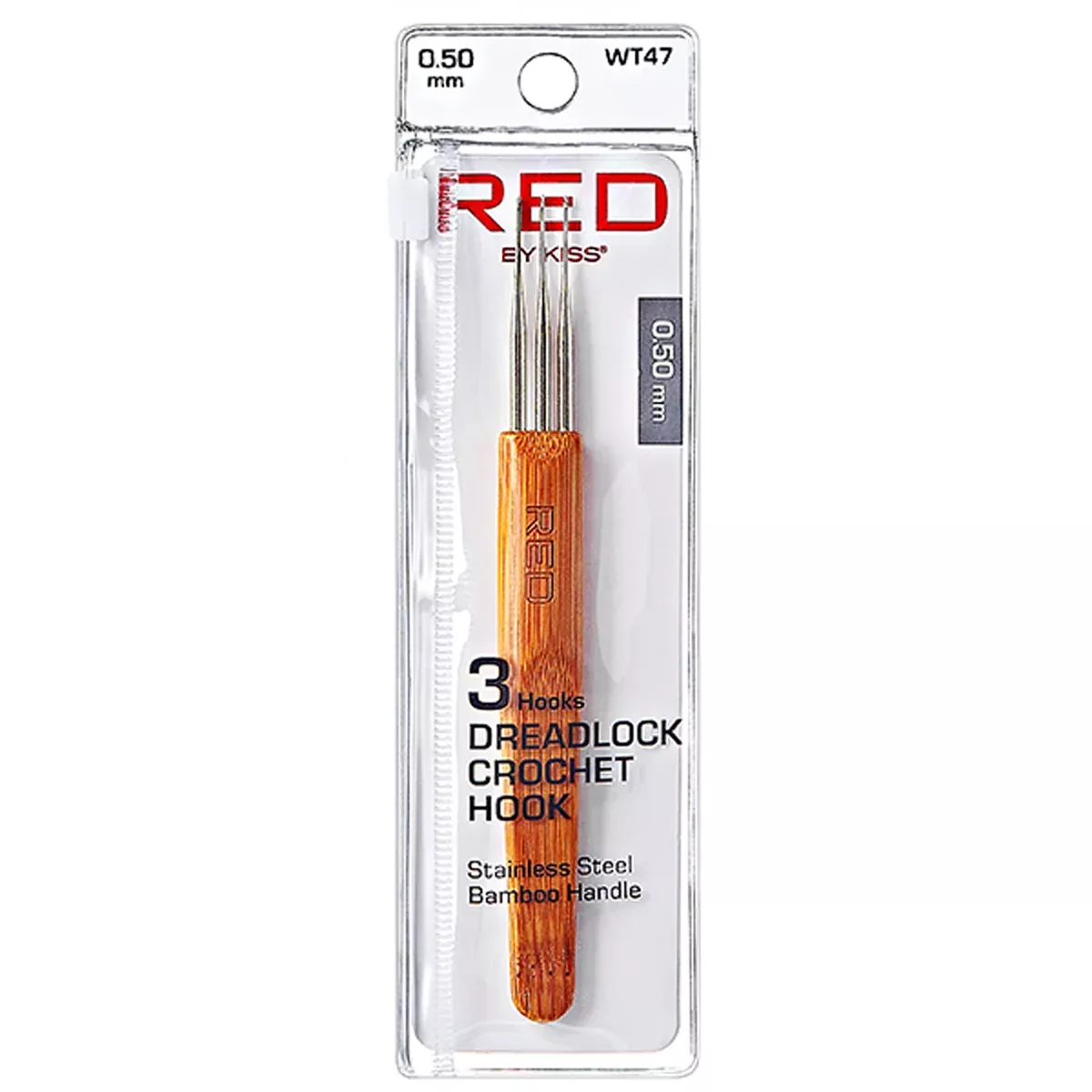 Red by Kiss WT47 Dreadlock Crochet Hook - 3 Hook