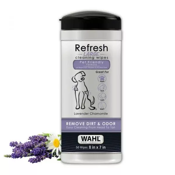 Refresh Large Dog Wipes - Lavender Chamomile