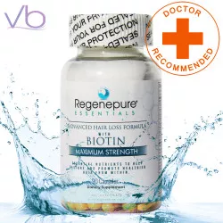 RegenePure Essentials Hair Loss Supplement With Biotin