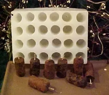 Regular Nubby Candles 24 Cavity Silicone Mold 3010