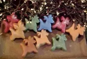 Reindeer Embeds 4 Cavity Silicone Mold 570