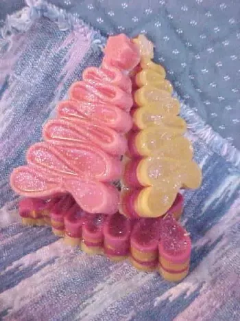 Ribbon Tree Small Soap 1 Cavity Silicone Mold 157