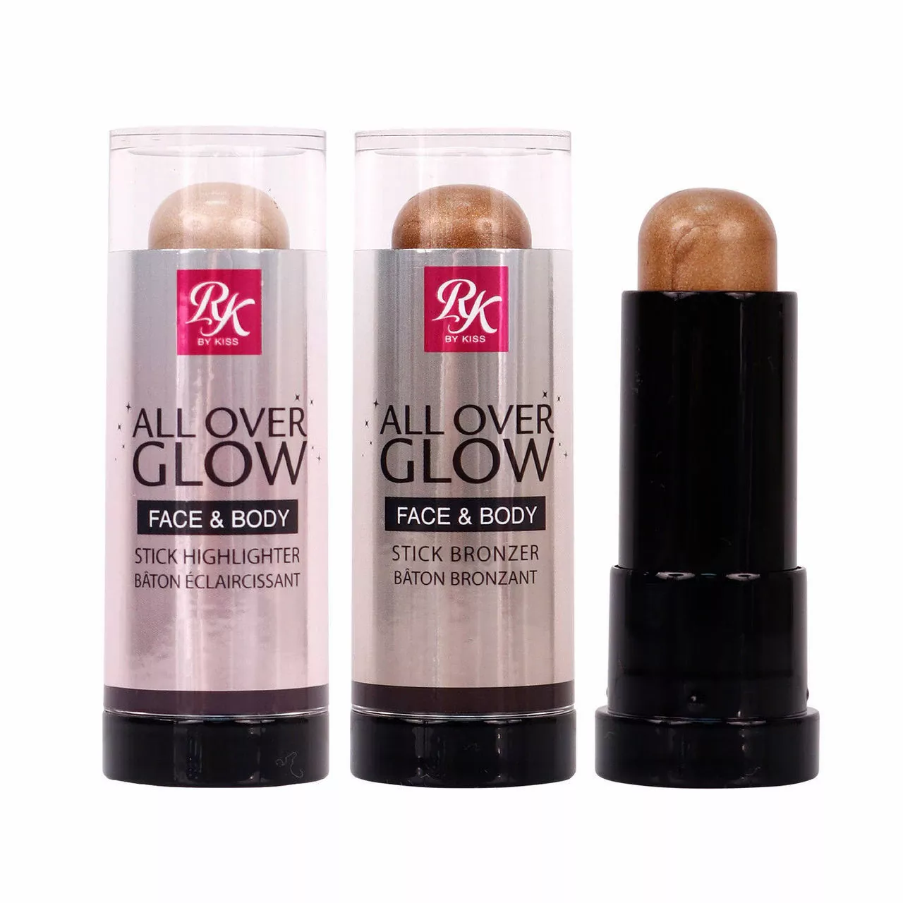 RK BY KISS FACE AND BODY STICK HIGHLIGHTER /BRONZER