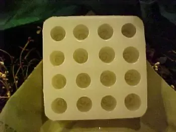 Rose Bud .7 Tarts 16 Cavity Silicone Mold 4100