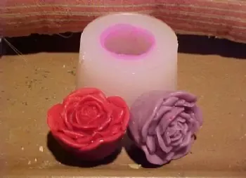 Rose Embed 1 Cavity Silicone Mold 1740