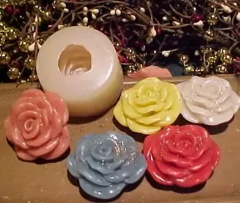 Rose Tart 1 Cavity Silicone Mold 1870