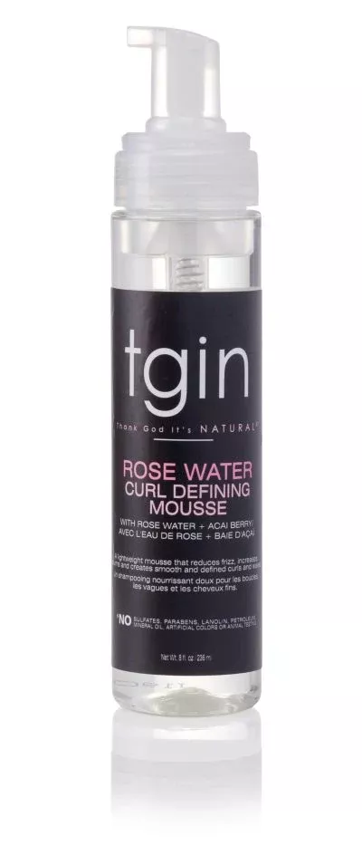 Rose Water Curl Defining Mousse – 8oz