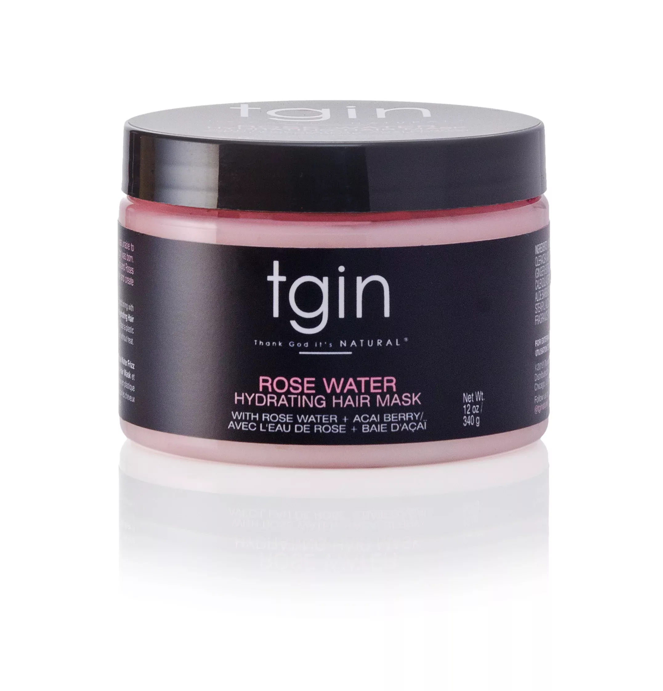 Rose Water Hydrating Hair Mask- 12oz
