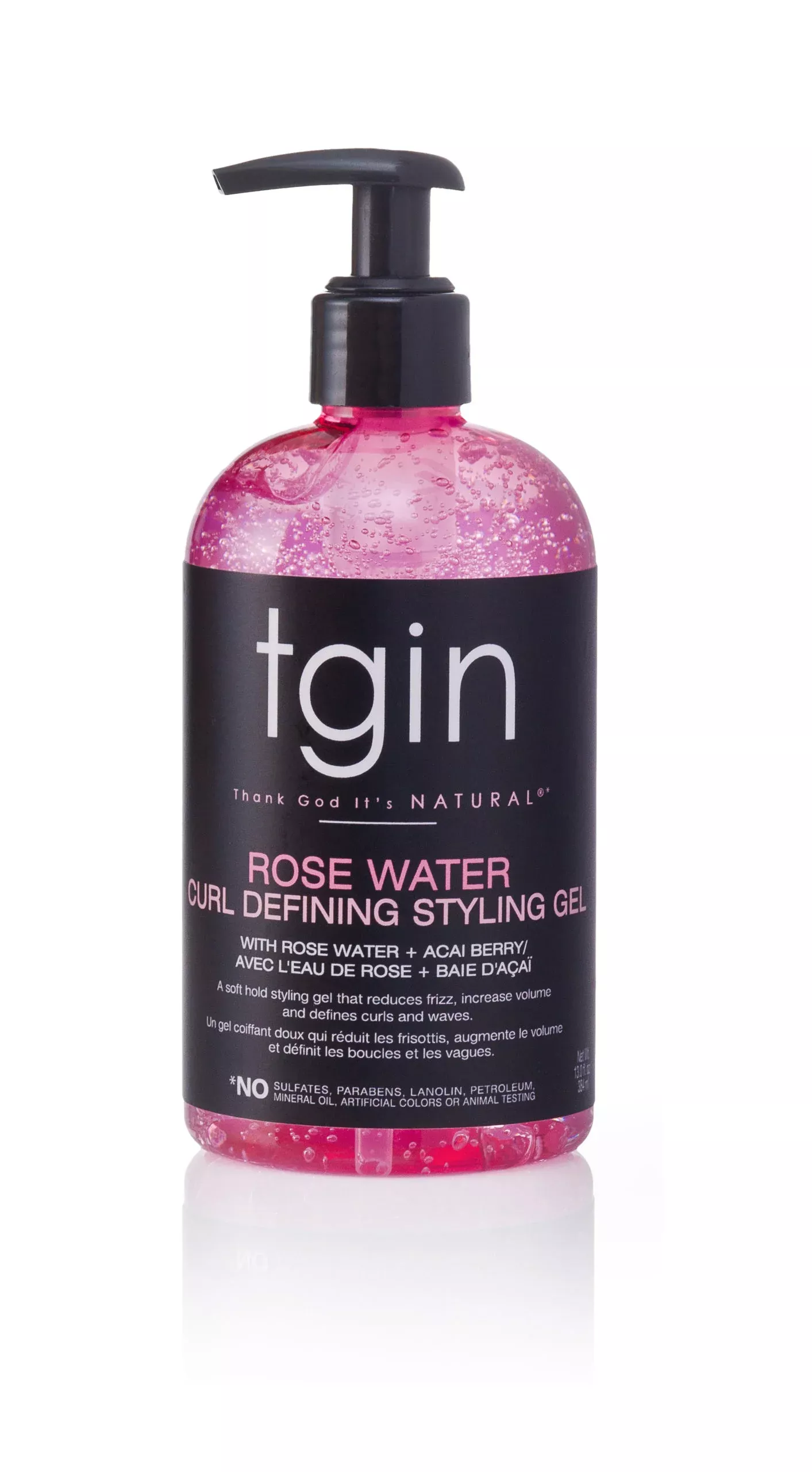 Rosewater Curl Defining Styling Gel – 13oz