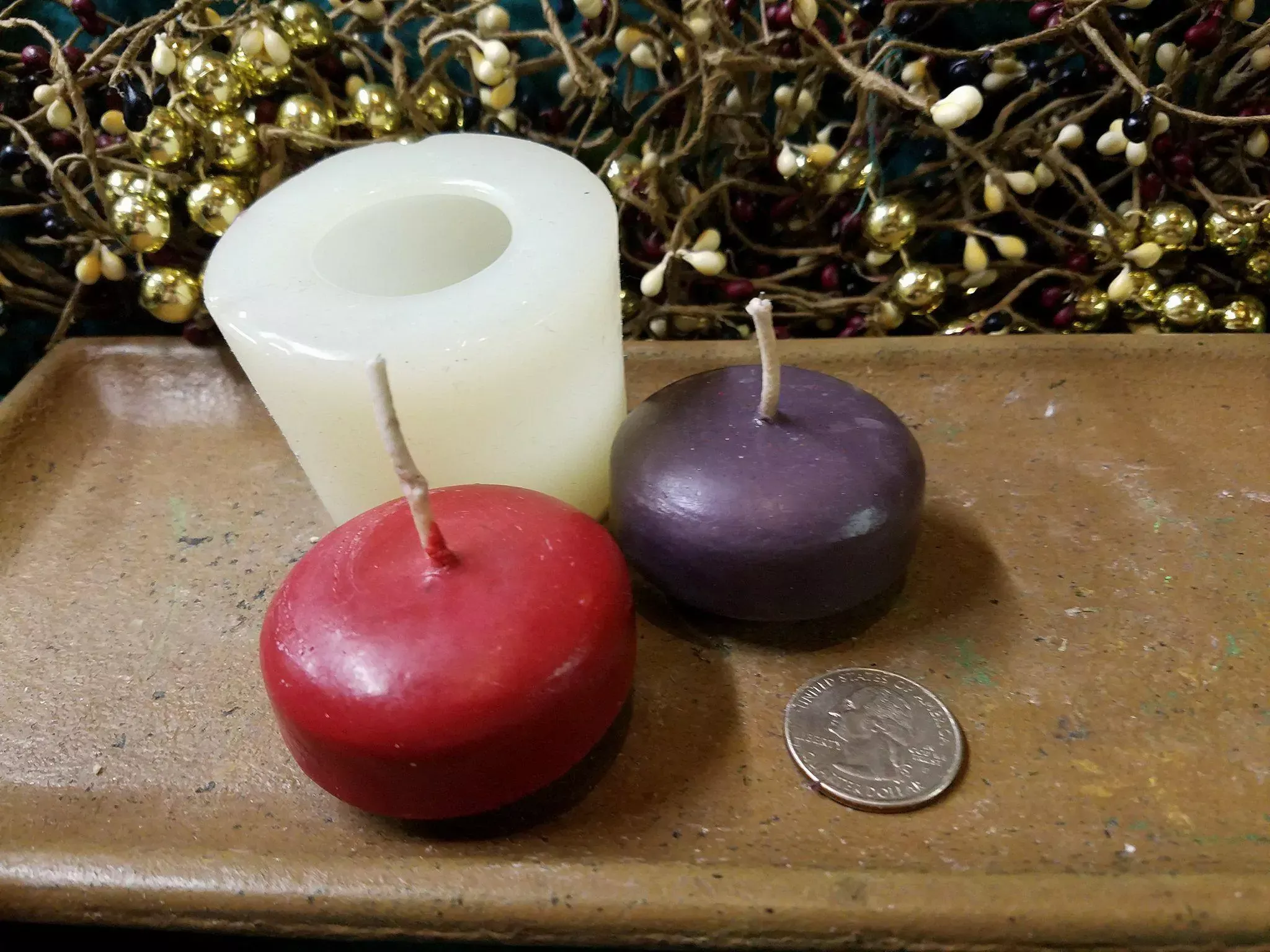 Round Floater 1 Cavity Silicone Mold 7022