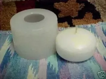 Round Floating 4.8 oz. Candle 1 Cavity Silicone Mold 1254
