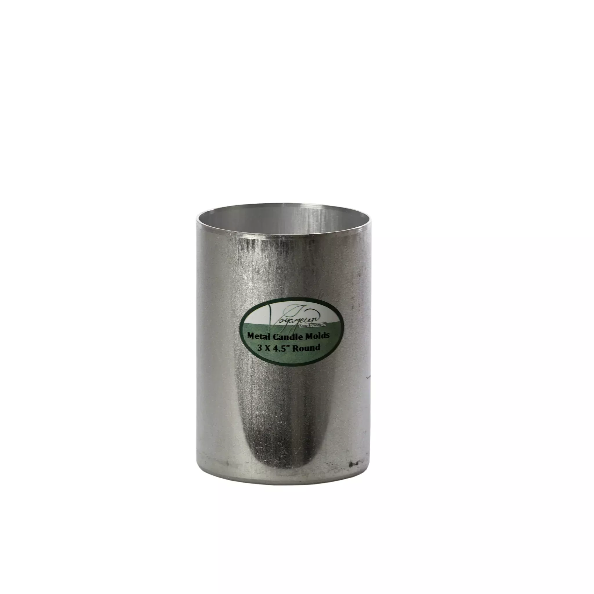 Round Metal Candle Mold 3 x 4.5″