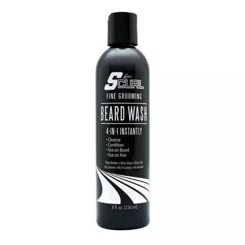 S-Curl Fine Grooming Beard Wash 8oz