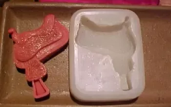 Saddle Small Soap1 Cavity Silicone Mold 5168