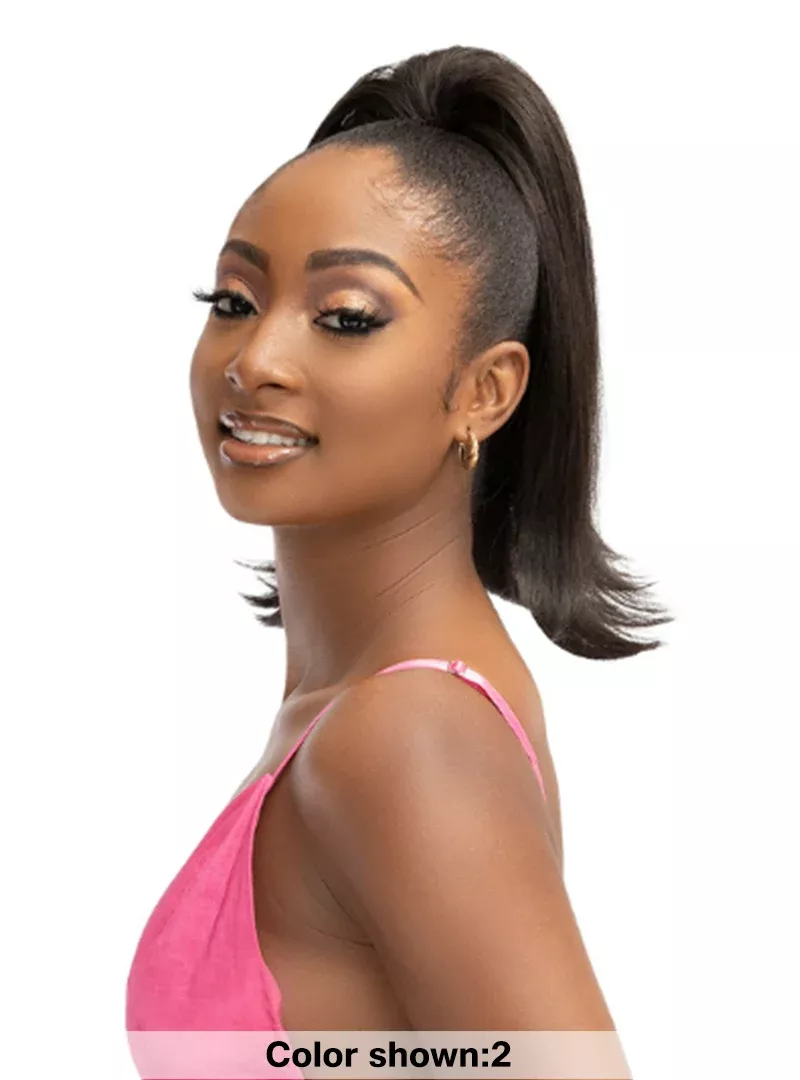 SALE! Janet Collection Remy Illusion Ponytail – TIGEREYE (RIPTE)