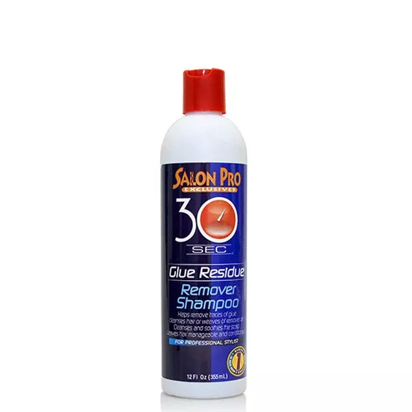 Salon Pro 30 Sec Glue Residue Remover Shampoo 12oz