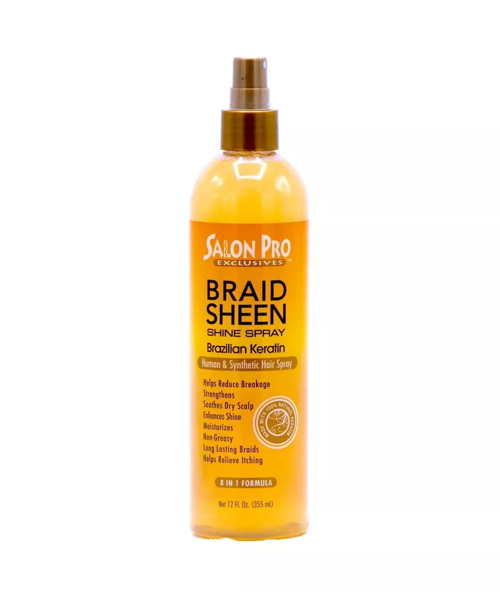 SALON PRO BRAID SHEEN BRAZILIAN KERATIN 12oz