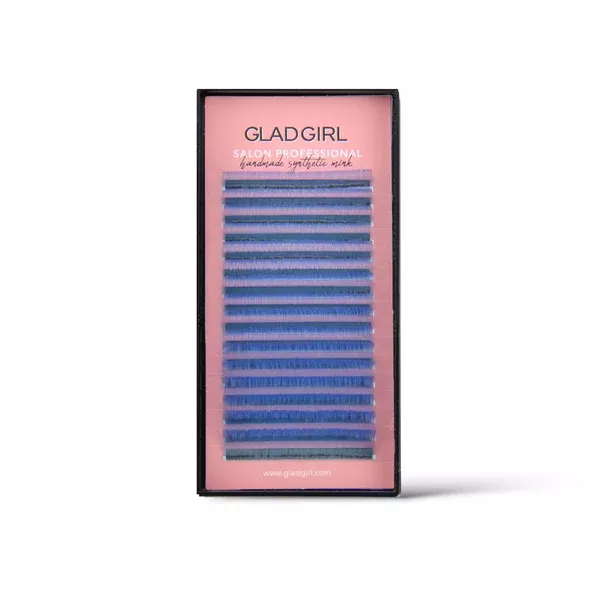 Salon Professional Mixed Length Light Blue Lashes