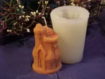Sand Castle Votive Silicone Mold 1267