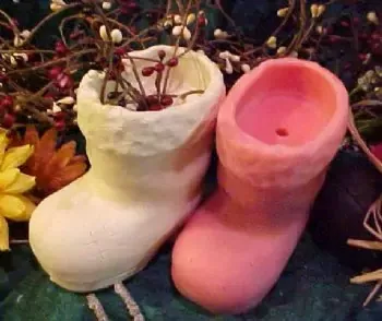 Santa’s Boot Large Soap 1 Cavity Silicone Mold 1753