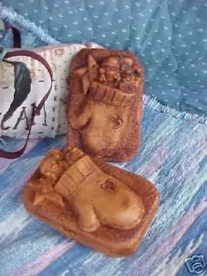 Santa’s Mitten Large Soap 1 Cavity Silicone Mold 179