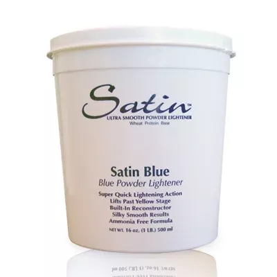 SATIN COLOR SATIN BLUE BLEACH 1 LB TUB