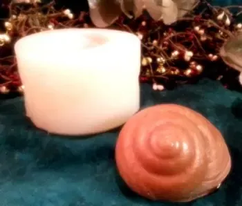 Sea Snail Small Soap 1 Cavity Silicone Mold 2016