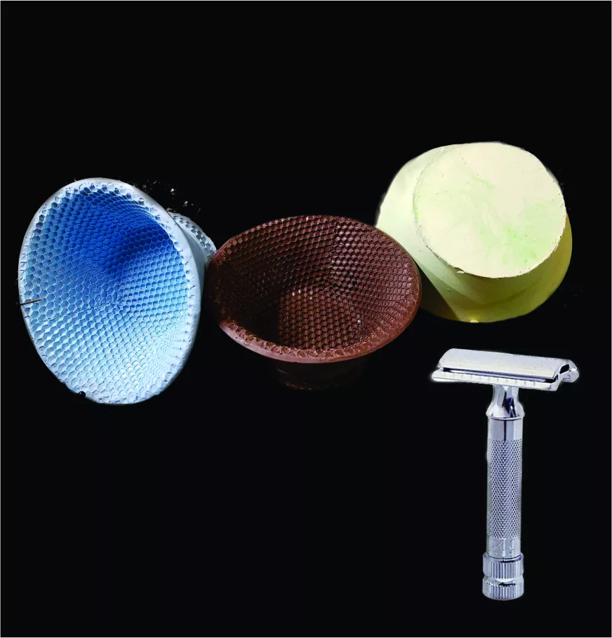 Second 5 inch Resin Honey Comb Shaving Bowl
