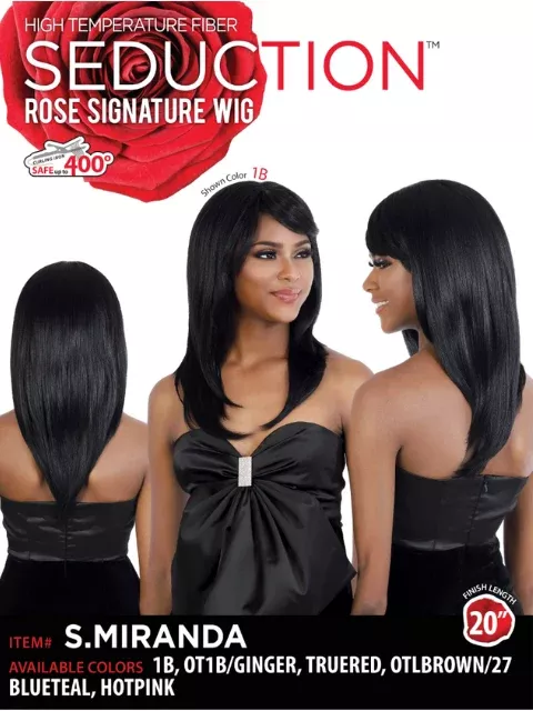 Seduction Rose Signature Synthetic Wig – S.MIRANDA
