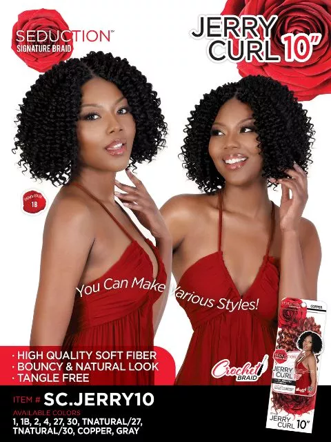 Seduction Signature Braid JERRY CURL 10″ (SC.JERRY10)