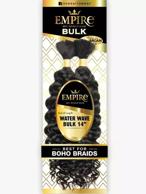 Sensationnel Empire 100% Human Hair WATER WAVE Bulk 14″
