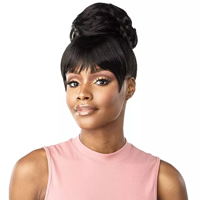 Sensationnel Instant Bun With Bangs Ila