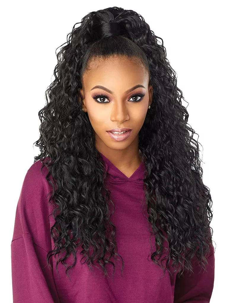 SENSATIONNEL INSTANT UP & DOWN PONY WRAP HALF WIG UD2