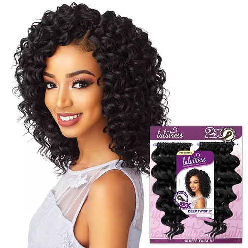 SENSATIONNEL LULUTRESS CROCHET BRAID 2X DEEP TWIST 8 "
