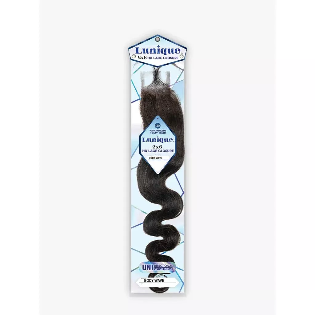 Sensationnel: Lunique 2X6 HD Lace Closure Body Wave