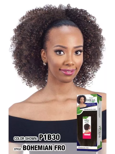Shake N Go Equal Drawstring Ponytail BOHEMIAN FRO