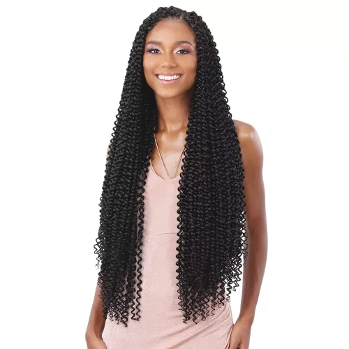 SHAKE-N-GO FREETRESS CROCHET BRAIDS WATER WAVE EXTRA LONG