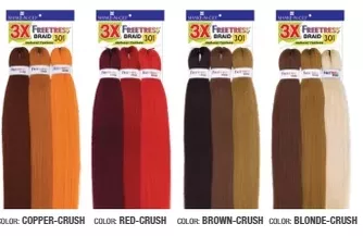 SHAKE-N-GO FREETRESS SYNTHETIC BRAID - 3X PRE-STRETCHED BRAID 301 28 "