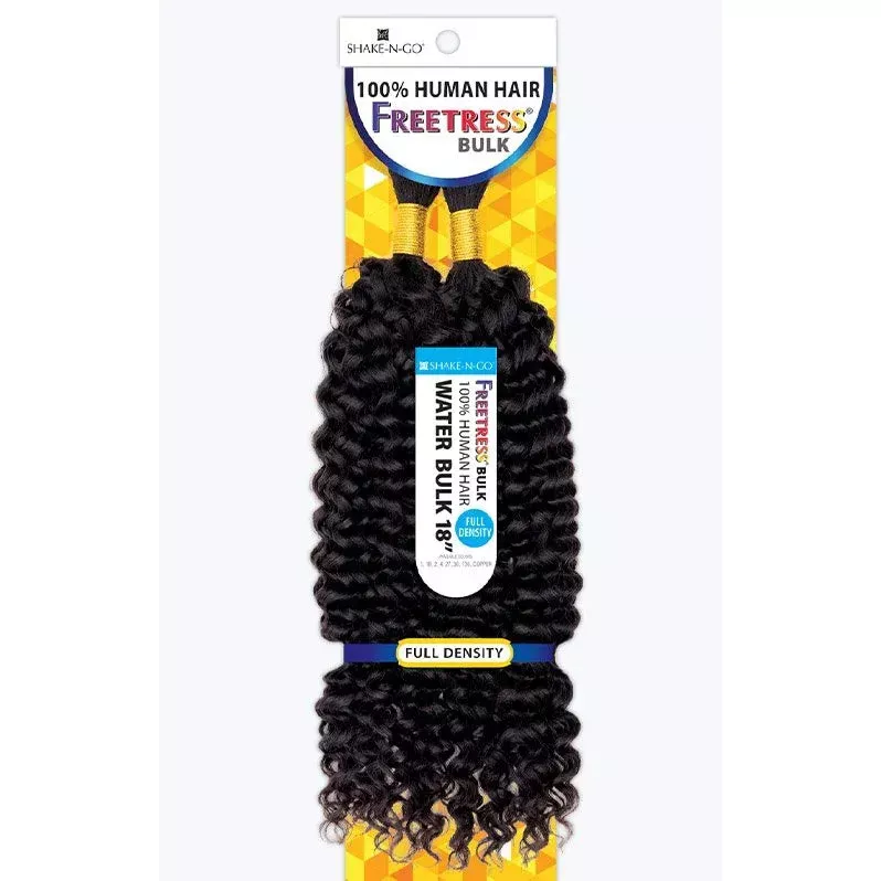 Shake N’ Go: Freetress Water Bulk 18″