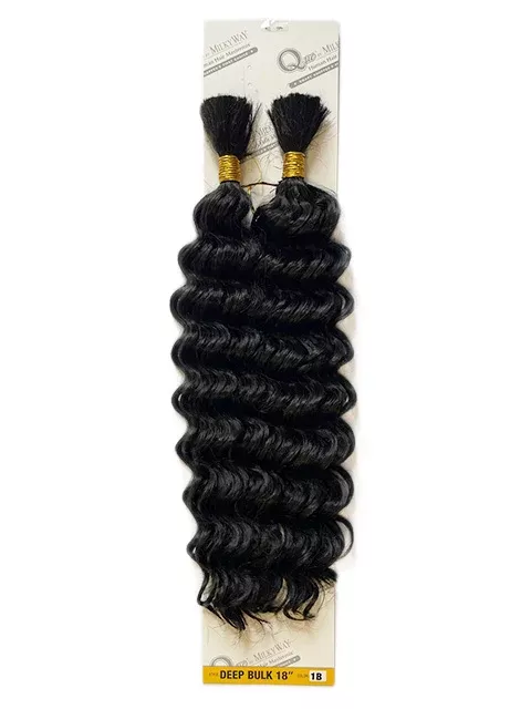 Shake N GoQue Human Hair Blend DEEP BULK 18″ Braid (SDKXX18)
